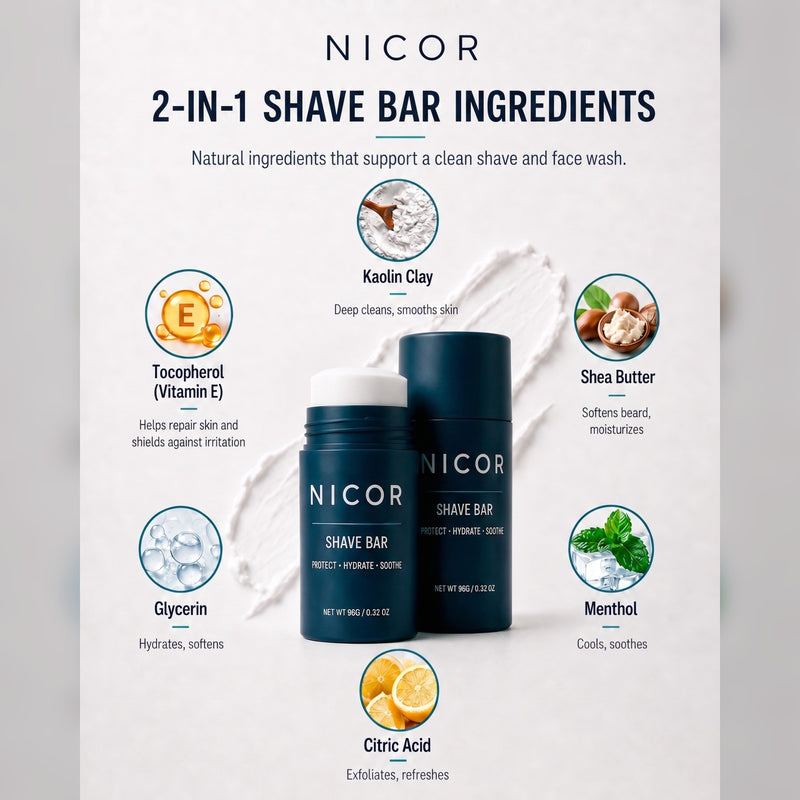 NICOR™ Shaving Stick